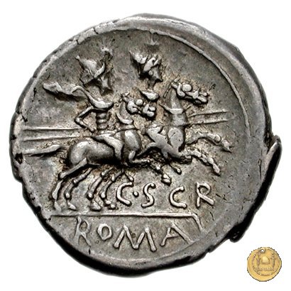 201/1 - denario C. Scribonius 154 BC (Roma)