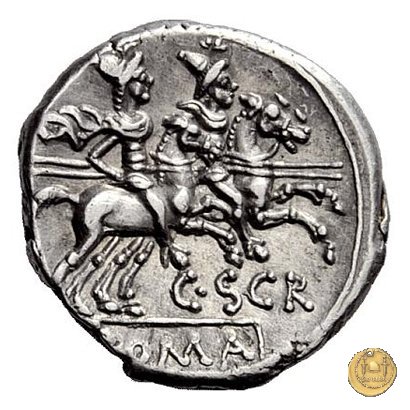 201/1 - denario C. Scribonius 154 BC (Roma)