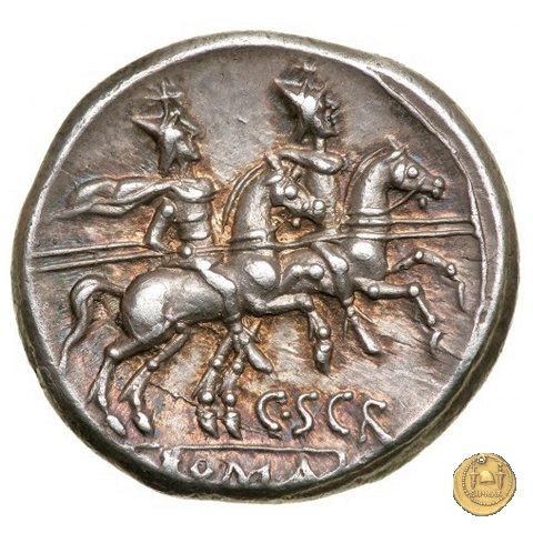 201/1 - denario C. Scribonius 154 BC (Roma)