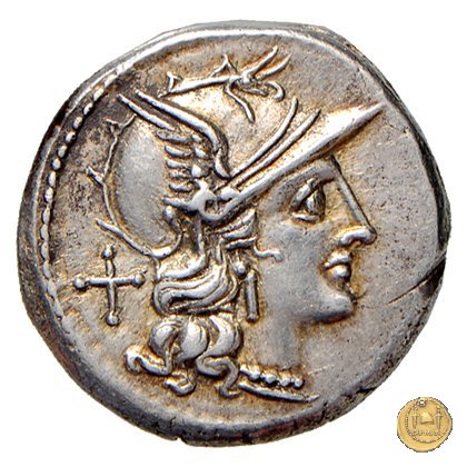 201/1 - denario C. Scribonius 154 BC (Roma)