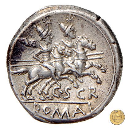 201/1 - denario C. Scribonius 154 BC (Roma)