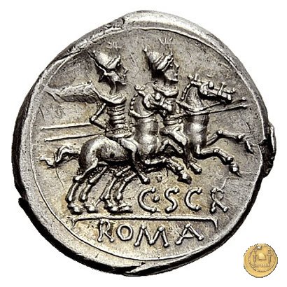 201/1 - denario C. Scribonius 154 BC (Roma)