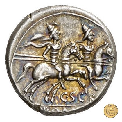 201/1 - denario C. Scribonius 154 BC (Roma)