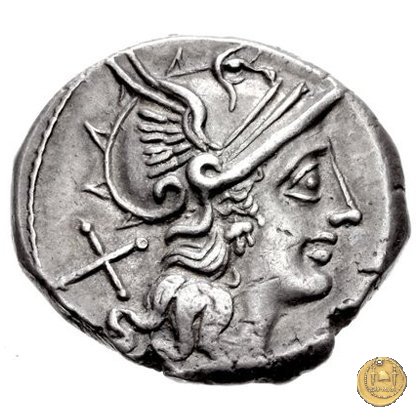 201/1 - denario C. Scribonius 154 BC (Roma)