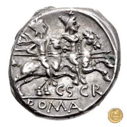 201/1 - denario C. Scribonius 154 BC (Roma)