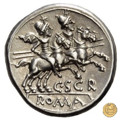 201/1 - denario C. Scribonius 154 BC (Roma)