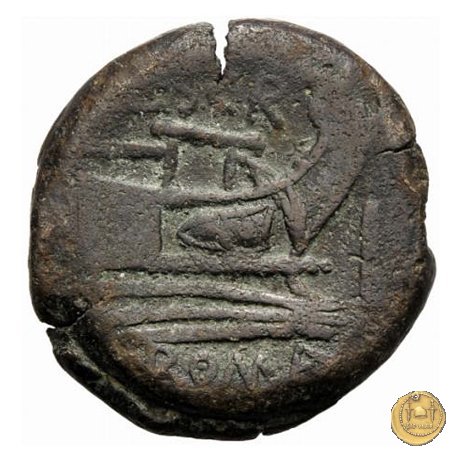 201/2 - asse C. Scribonius 154 BC (Roma)