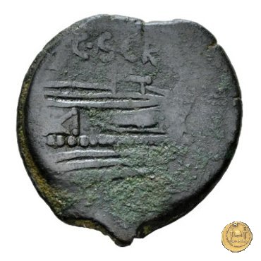 201/2 - asse C. Scribonius 154 BC (Roma)