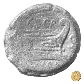201/3 - semisse C. Scribonius 154 BC (Roma)