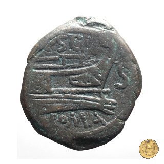 201/3 - semisse C. Scribonius 154 BC (Roma)