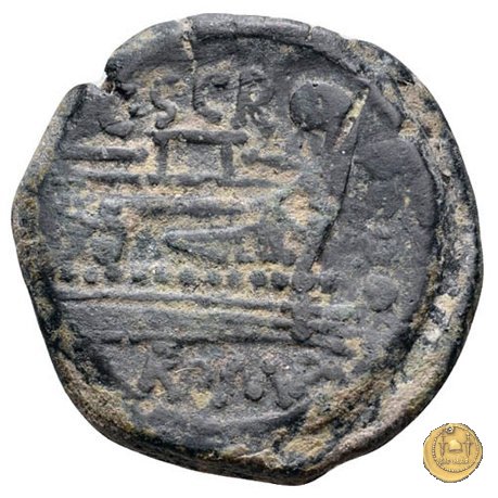 201/4 - triente C. Scribonius 154 BC (Roma)