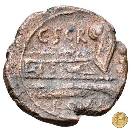 201/5 - quadrante C. Scribonius 154 a.C. (Roma)