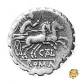 202/1 - denario C. Iuventius Thalna 154 BC (Roma)