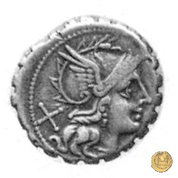 202/1 - denario C. Iuventius Thalna 154 BC (Roma)