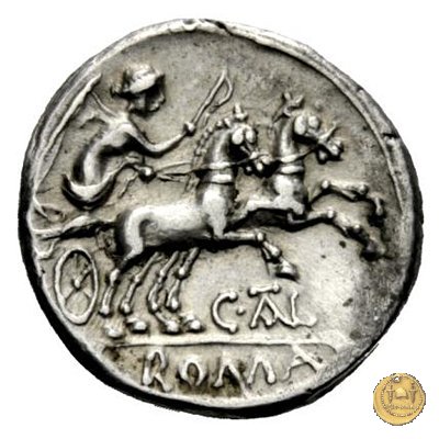 202/1 - denario C. Iuventius Thalna 154 BC (Roma)