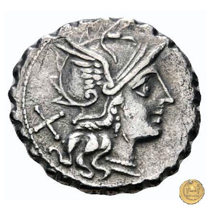 202/1 - denario C. Iuventius Thalna 154 BC (Roma)