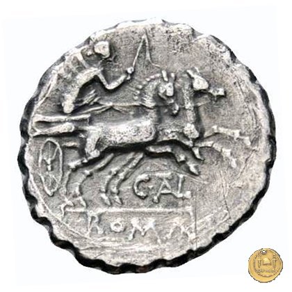 202/1 - denario C. Iuventius Thalna 154 BC (Roma)