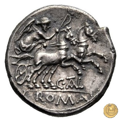 202/1 - denario C. Iuventius Thalna 154 BC (Roma)