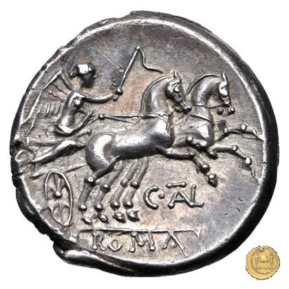 202/1 - denario C. Iuventius Thalna 154 BC (Roma)