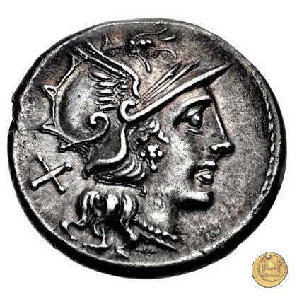 202/1 - denario C. Iuventius Thalna 154 BC (Roma)