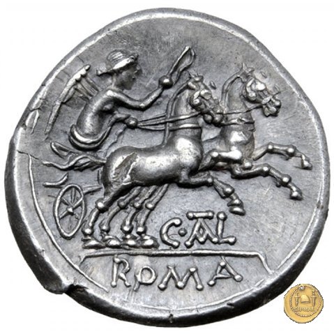 202/1 - denario C. Iuventius Thalna 154 BC (Roma)