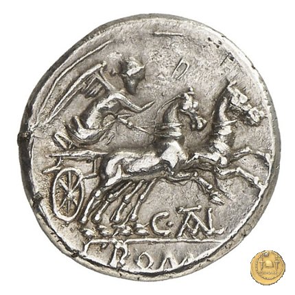 202/1 - denario C. Iuventius Thalna 154 BC (Roma)