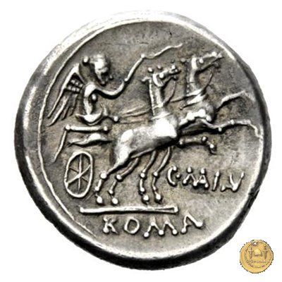 203/1 - denario C. Maianius 153 BC (Roma)