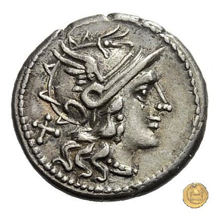 203/1 - denario C. Maianius 153 BC (Roma)