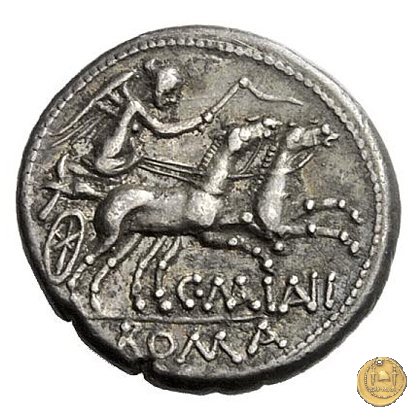 203/1 - denario C. Maianius 153 BC (Roma)