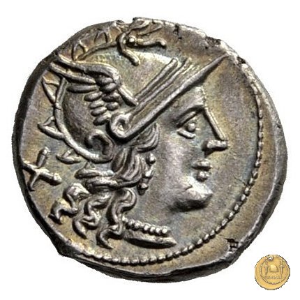 203/1 - denario C. Maianius 153 BC (Roma)