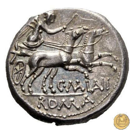 203/1 - denario C. Maianius 153 BC (Roma)