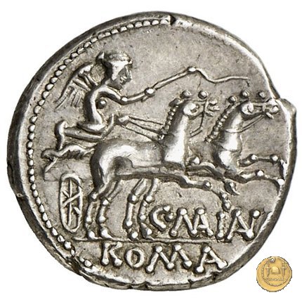 203/1 - denario C. Maianius 153 BC (Roma)