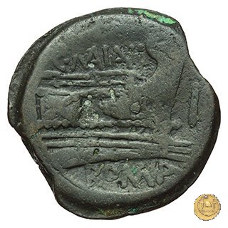 203/2 - asse C. Maianius 153 BC (Roma)