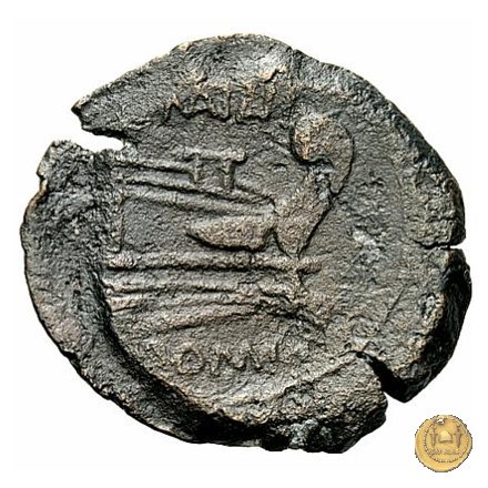 203/3 - semisse C. Maianius 153 BC (Roma)