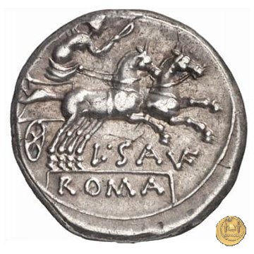 204/1 - denario L. Saufeius 152 BC (Roma)