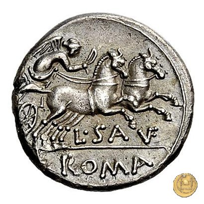 204/1 - denario L. Saufeius 152 BC (Roma)