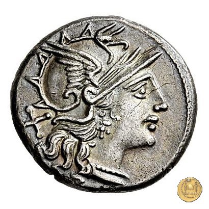 204/1 - denario L. Saufeius 152 BC (Roma)