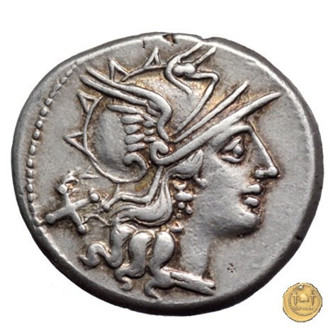 204/1 - denario L. Saufeius 152 BC (Roma)