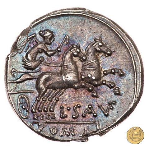 204/1 - denario L. Saufeius 152 BC (Roma)