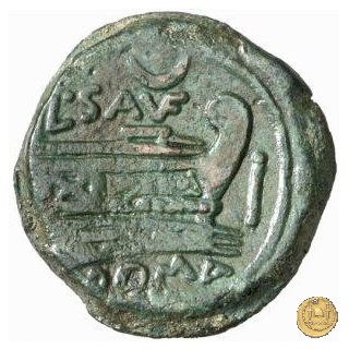 204/2 - asse L. Saufeius 152 BC (Roma)