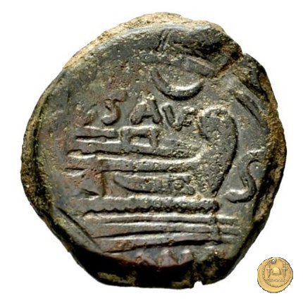 204/3 - semisse L. Saufeius 152 BC (Roma)