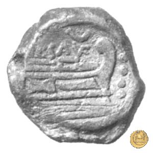 204/4 - triente L. Saufeius 152 BC (Roma)