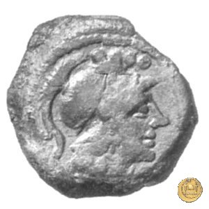 204/4 - triente L. Saufeius 152 BC (Roma)