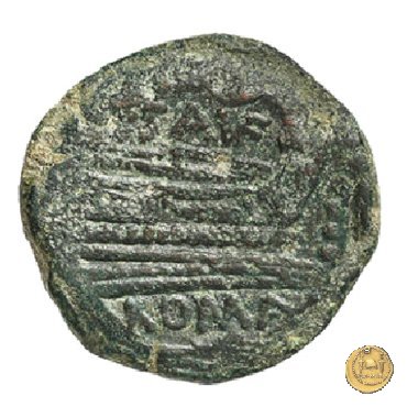 204/4 - triente L. Saufeius 152 BC (Roma)