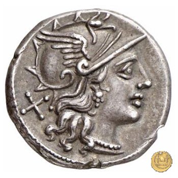 205/1 - denario P. Cornelius Sulla 151 BC (Roma)