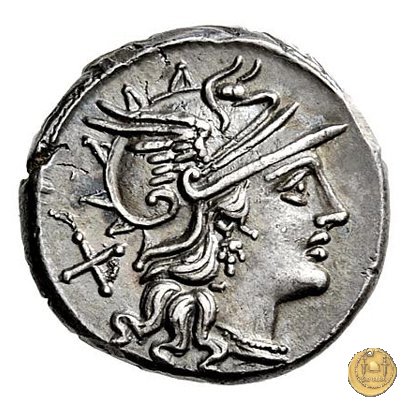 205/1 - denario P. Cornelius Sulla 151 BC (Roma)