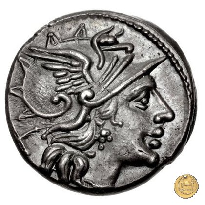 205/1 - denario P. Cornelius Sulla 151 BC (Roma)