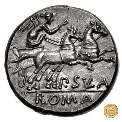 205/1 - denario P. Cornelius Sulla 151 BC (Roma)