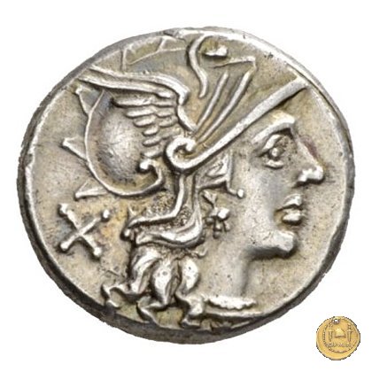 205/1 - denario P. Cornelius Sulla 151 BC (Roma)