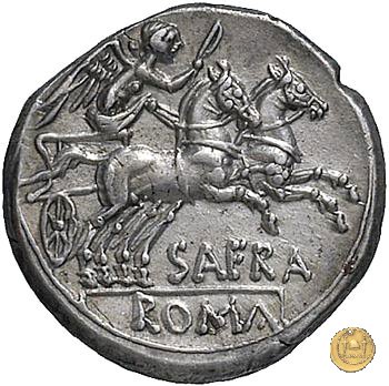 206/1 - denario Spurius Afranius 150 BC (Roma)